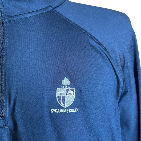 Under Armour Golf Men's Loose Blue Athletic Pullover 2XL Sycamore Creek - Picture 4 of 7